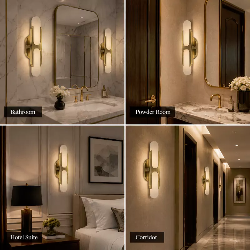 Odin Wall Sconce– Antique Brass, 17"