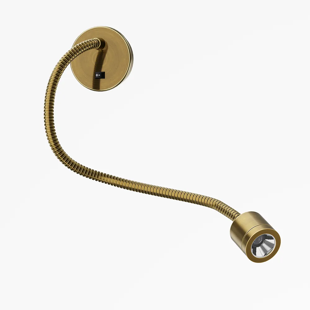 Gooseneck LED Reading Wall Light