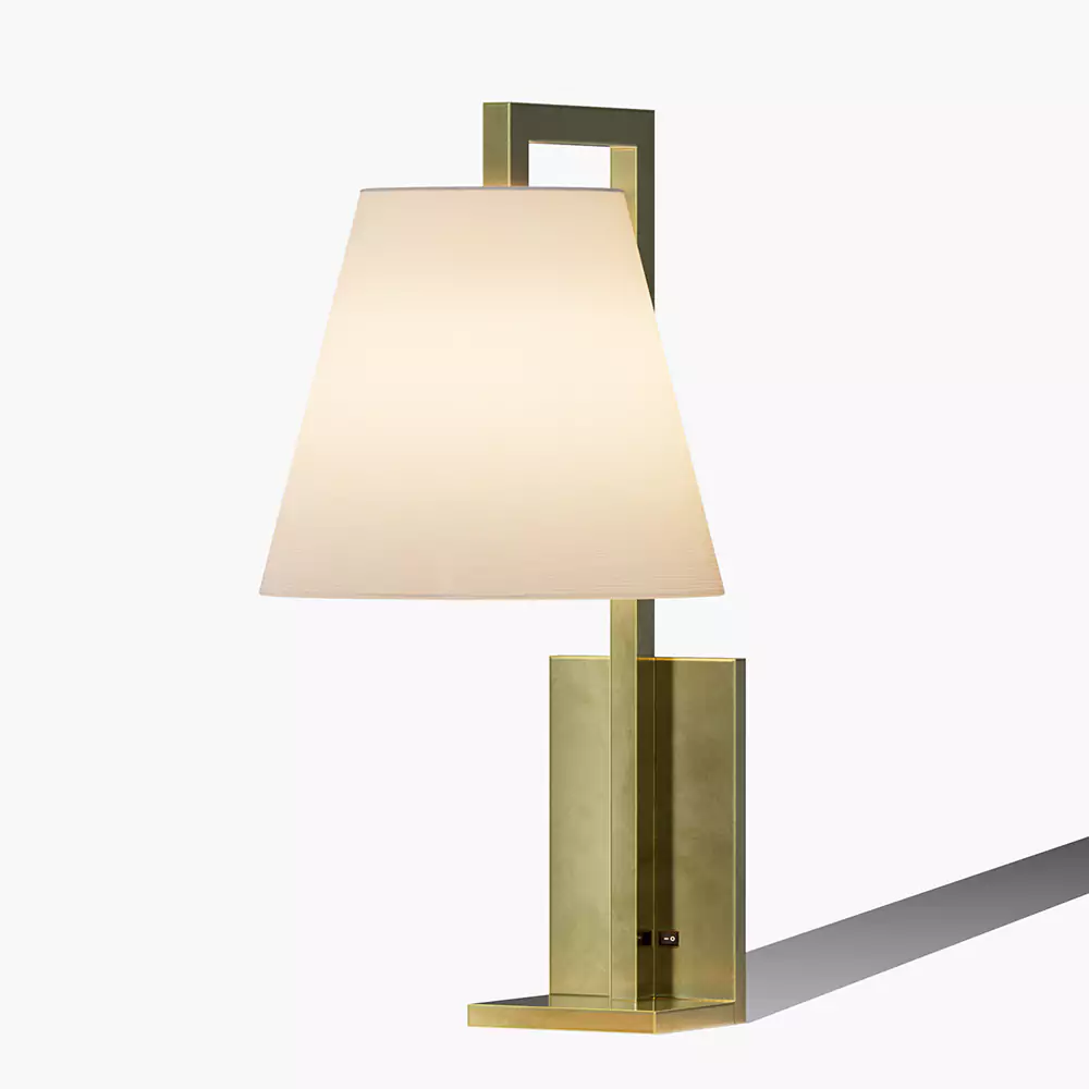 King Headboard With Lamps