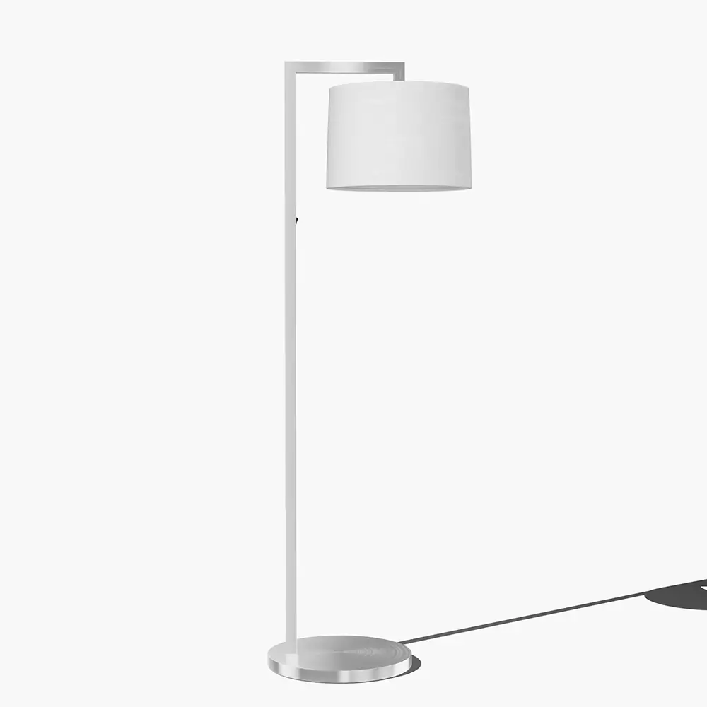 Hampton Brushed Brass Floor Lamp | Hospitality Lighting