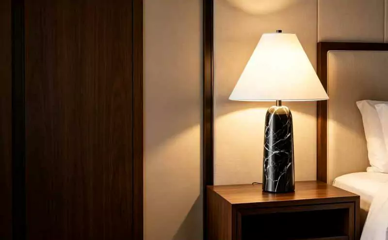 Marble Mushroom Table Lamp