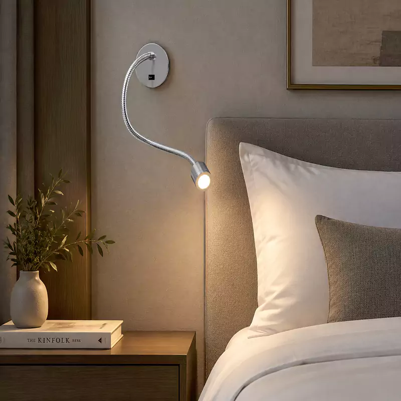 Gooseneck LED Reading Wall Light