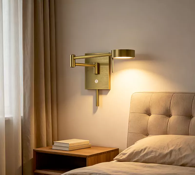 LED Swing Arm Wall Lamp