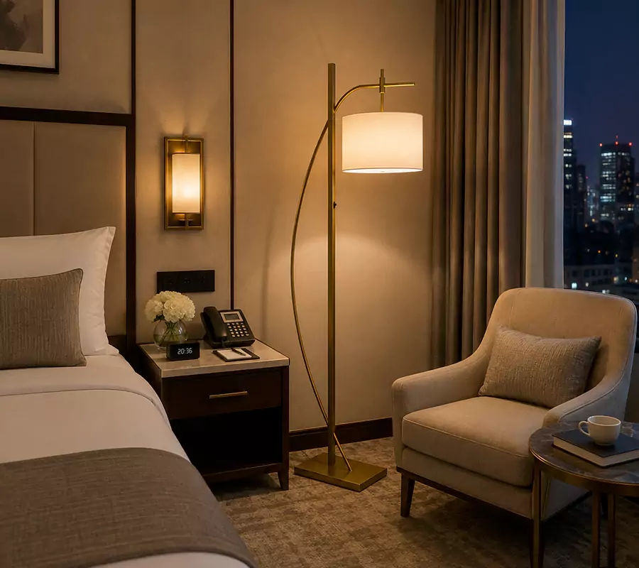 Hospitality Arched Floor Lamp