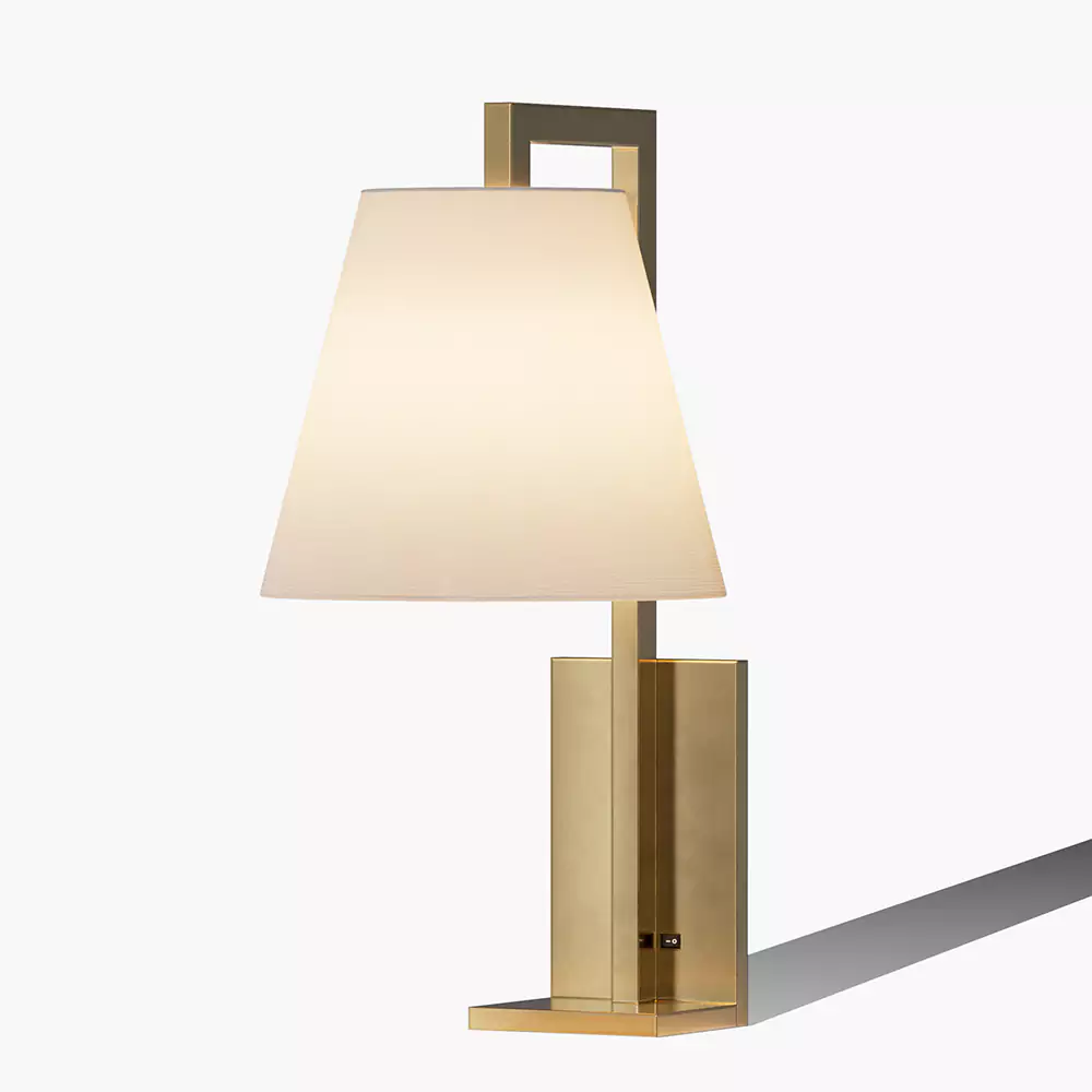 King Headboard With Lamps
