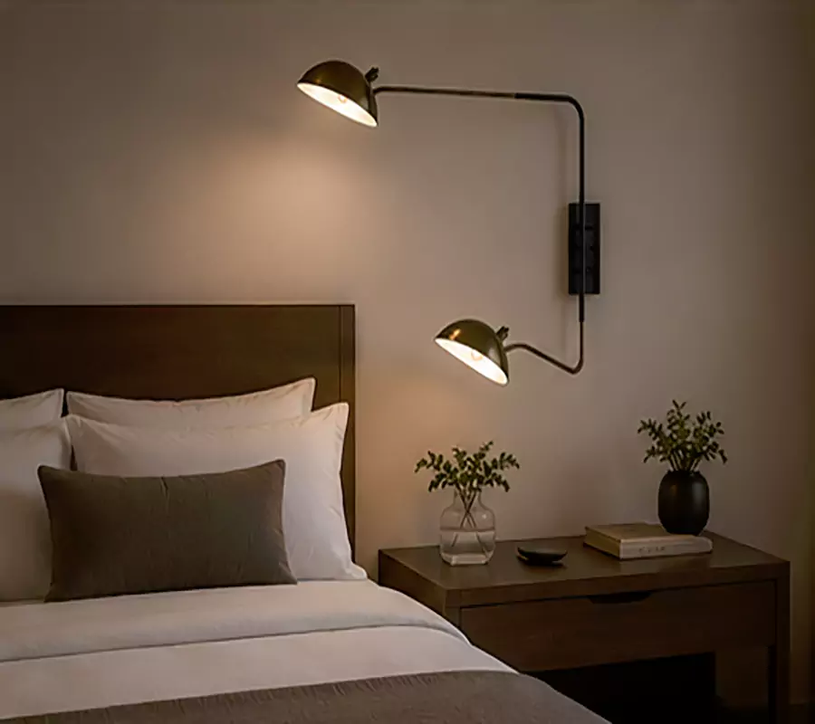 Double Arm Wall Lamp