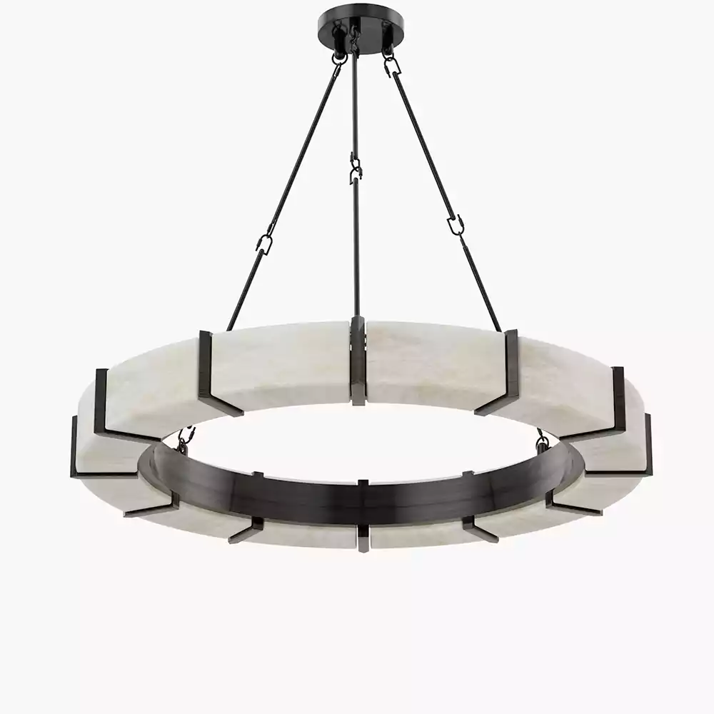 Modern Alabaster Chandelier | Minoze Lighitng