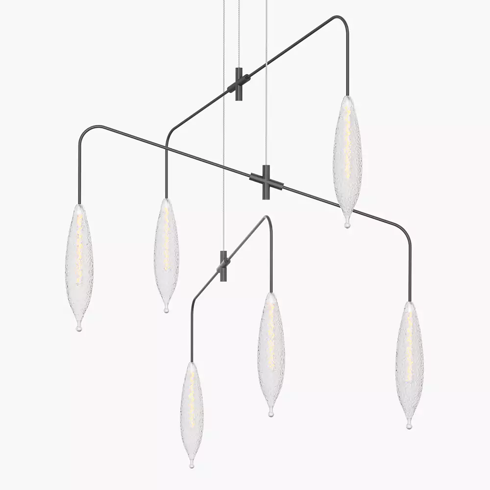 Ice Glass Chandelier | Minoze Lighting