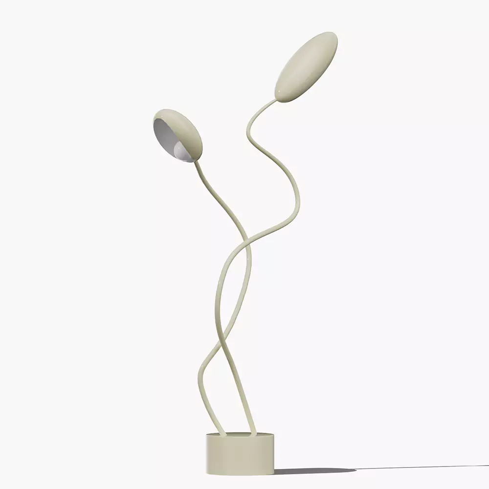 Style Red Flower Floor Lamp​