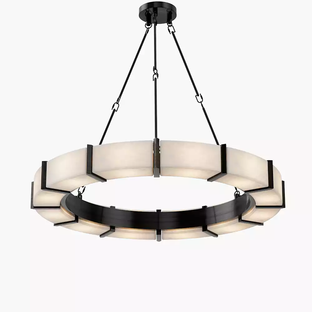 Modern Alabaster Chandelier | Minoze Lighitng